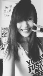 Portrait of young woman