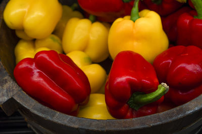 Close-up of bell peppers