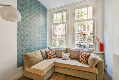 Interior of bedroom at home