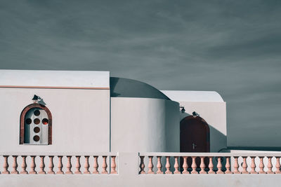 Low angle view of building against sky