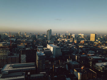 High angle view of a city