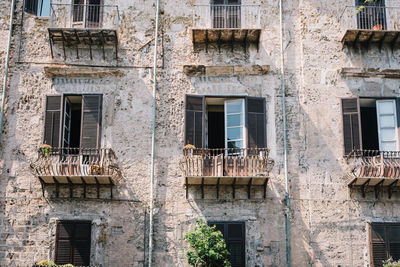 Low angle view of old building