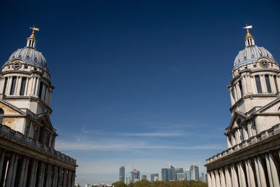 Low angle view of building against sky