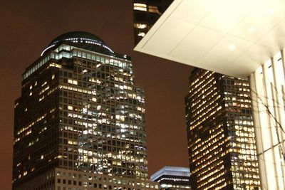 Low angle view of modern office building