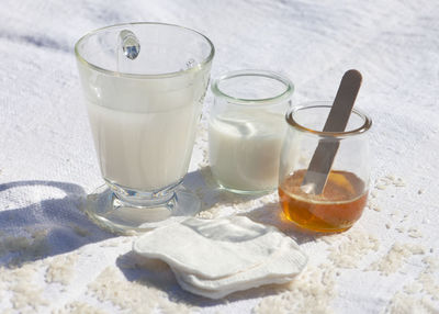 Close-up of drink on table