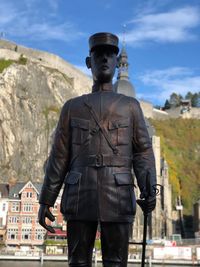 Man standing against sky