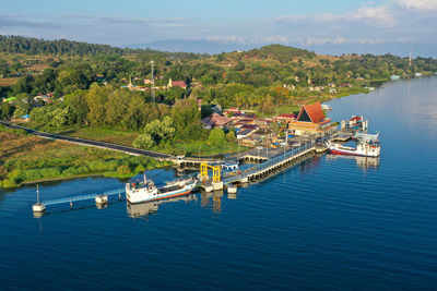 Simanindo harbour, samosir toba
