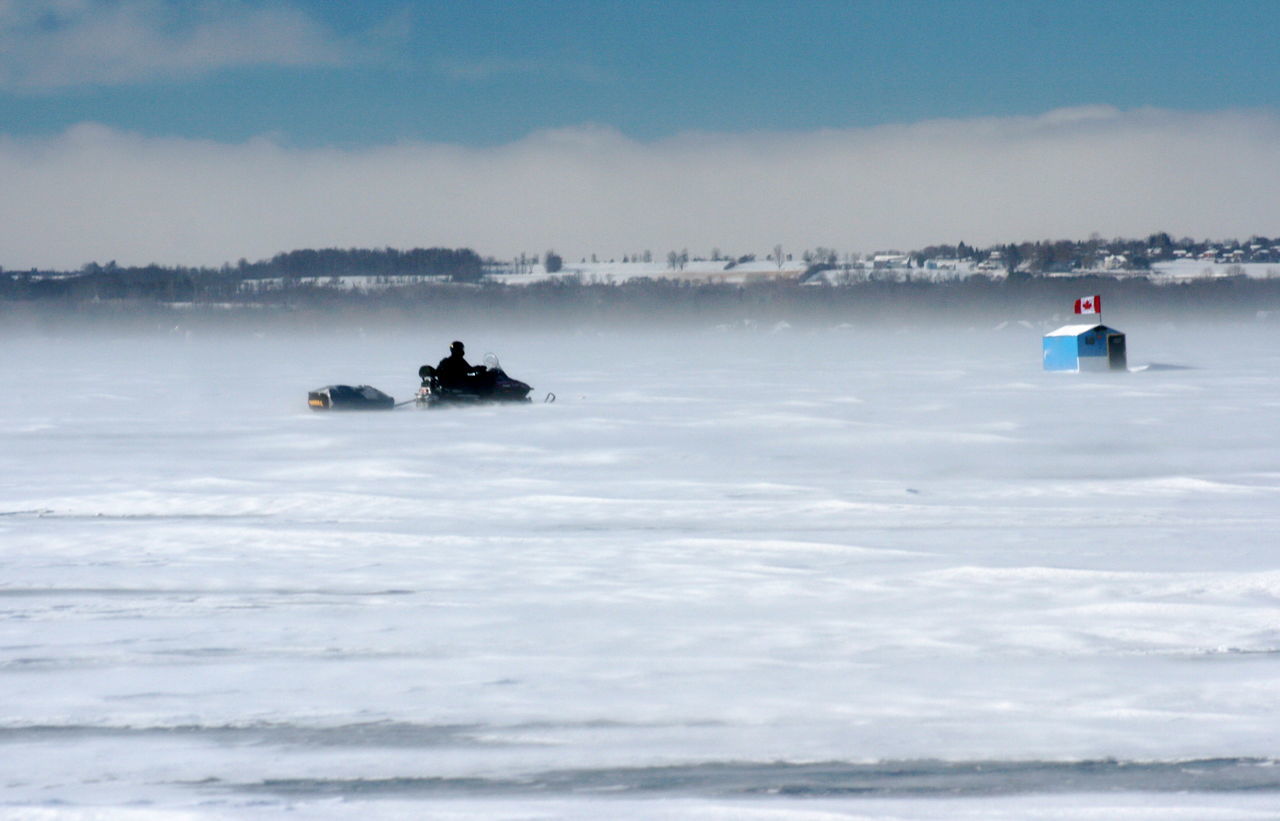 Getting to the ice hut