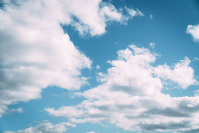 Low angle view of clouds in sky