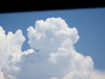 Low angle view of clouds in sky