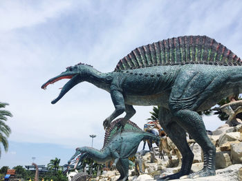 View of horse statue against sky