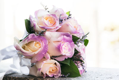 Close-up of rose bouquet