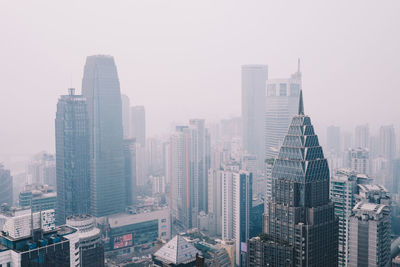 Skyscrapers in city