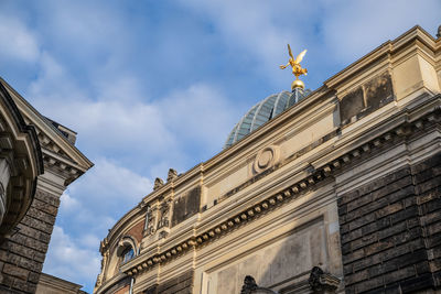 Low angle view of building against sky