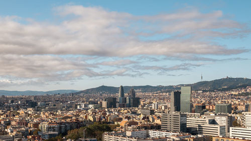 Cityscape against sky