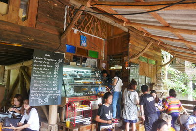 Group of people in the market