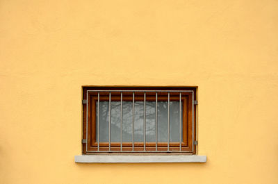 Close-up of closed window