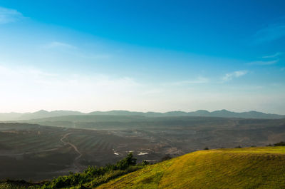 Scenic view of landscape against sky