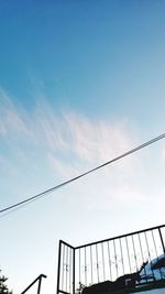 Low angle view of bridge against sky