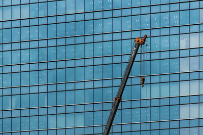 Low angle view of glass building