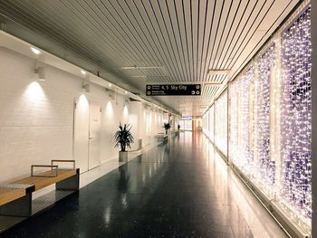 Interior of subway station