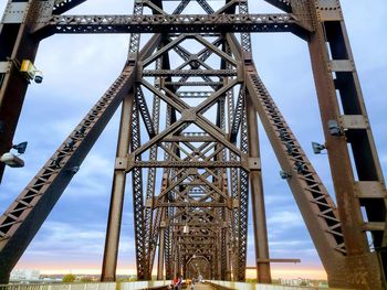 Low angle view of bridge