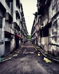 Street amidst buildings in city