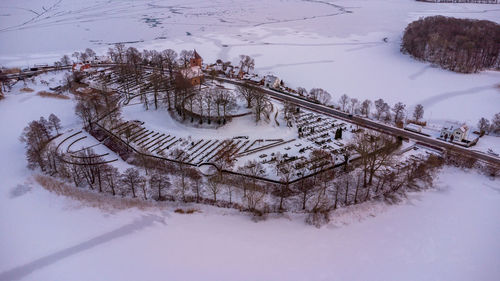 Skanderborg castle church and graveyard, denmark