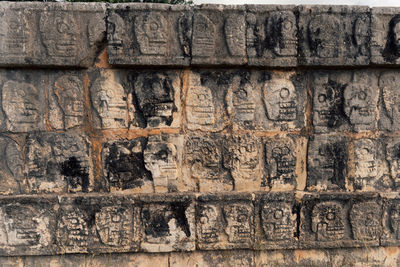 Full frame shot of stone wall