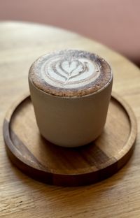 Close-up of coffee on table