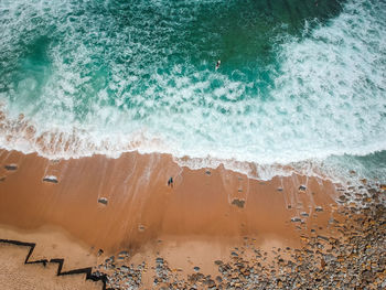 Aerial view of beach