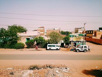 View of road against sky