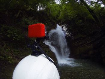 Waterfall in forest