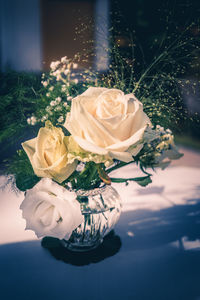 Close-up of rose bouquet