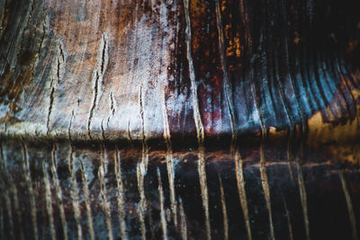 Close-up of rusty iron