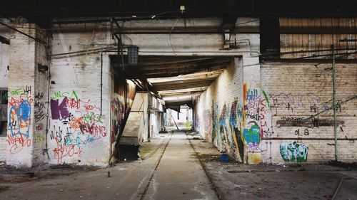 Graffiti on wall