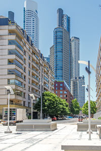 Modern buildings in city