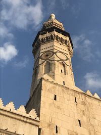 Low angle view of historical building against sky