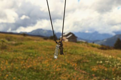 Magic pendants in the mountains 