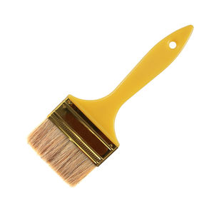 High angle view of yellow flag against white background