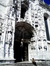 Low angle view of historical building