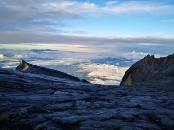 View from near the top of mount kinabalu - borneo