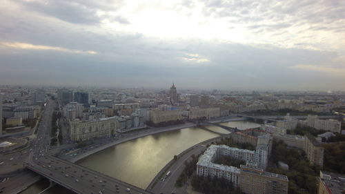 Aerial view of city