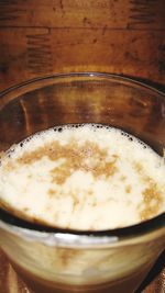 Close-up of coffee on table