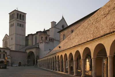 Low angle view of historical building against sky