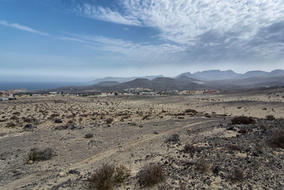 Scenic view of landscape against sky