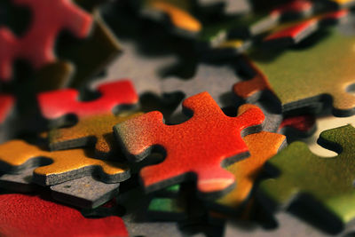 Close-up of floral pattern