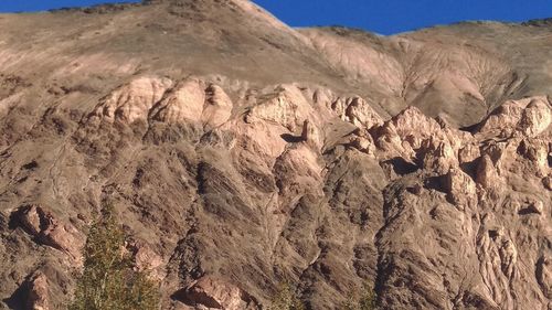 Scenic view of rocky mountains