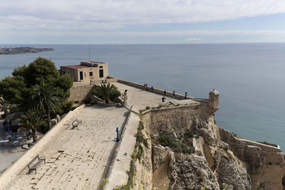 Panoramic view of sea against sky