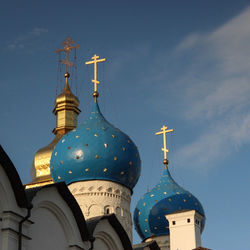 Low angle view of mosque against sky